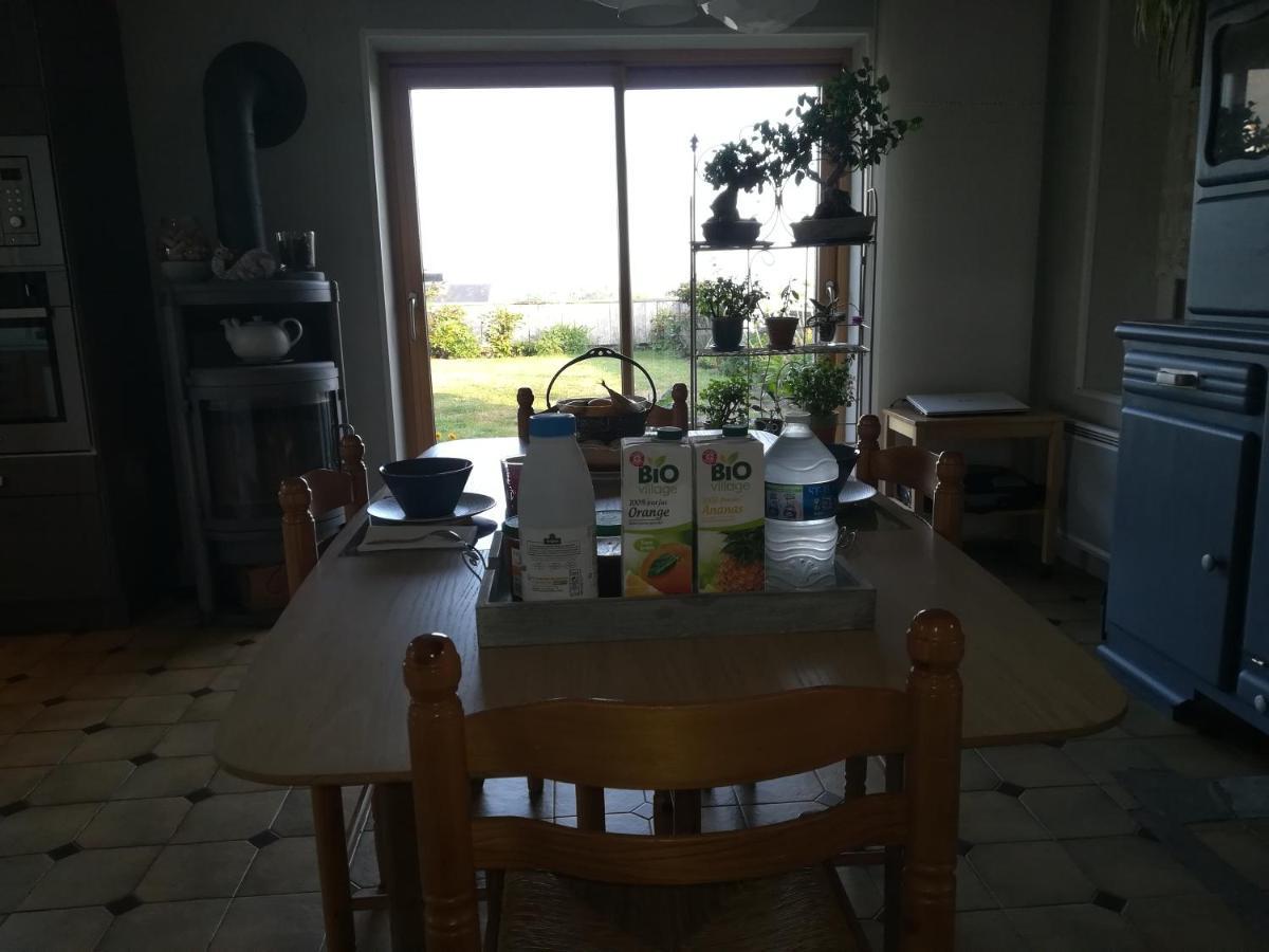 Bed and Breakfast Les Agapanthes Huisnes-sur-Mer Exterior foto